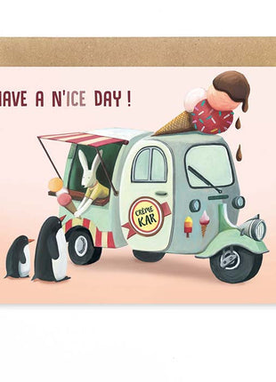 Wenskaart - Have a n’ice day! (een fijne dag) - Lifestyle - Van papier - Wenskaarten