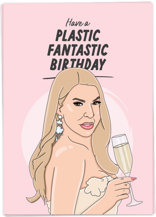 Wenskaart - Have a PLASTIC FANTASTIC BIRTHDAY - Cadeau’s & Lifestyle - Van papier - Wenskaarten - Verjaardag
