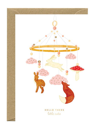 Wenskaart - Hello there cutie - Cadeau’s & Lifestyle - Van papier - Wenskaarten - Verjaardag