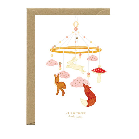 Wenskaart - Hello there cutie - Cadeau’s & Lifestyle - Van papier - Wenskaarten - Verjaardag