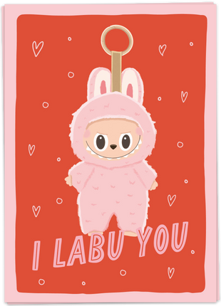 Wenskaart - I Labu you - Cadeau’s & Lifestyle - Van papier - Wenskaarten - Liefde & Vriendschap