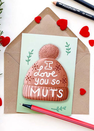 Wenskaart - I love you so ’muts’ - Lifestyle - Van papier - Wenskaarten