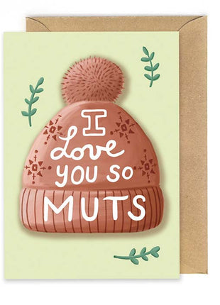Wenskaart - I love you so ’muts’ - Lifestyle - Van papier - Wenskaarten