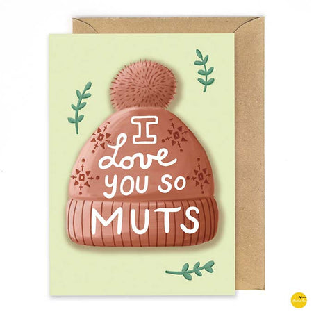 Wenskaart - I love you so ’muts’ - Lifestyle - Van papier - Wenskaarten
