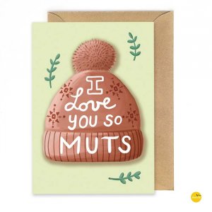 Wenskaart - I love you so ’muts’ - Lifestyle - Van papier - Wenskaarten