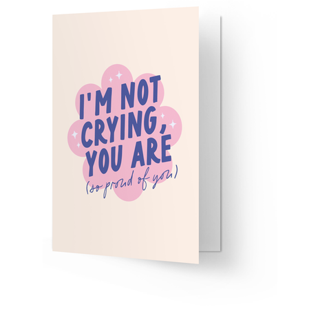 Wenskaart - I’m not crying you are - Lifestyle - Van papier - Wenskaarten - Felicitatie