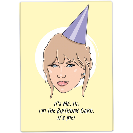 Wenskaart - It’s Me Hi I’m The Birthday Card It’s Me! - Lifestyle - Van papier - Wenskaarten - Verjaardag
