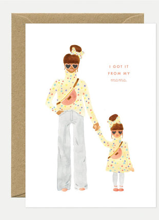 Wenskaart - Mama daughter - Mother’s day - Cadeau’s & Lifestyle - Van papier - Wenskaarten - Familie
