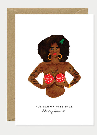 Wenskaart - Merry titsmas - Cadeau’s & Lifestyle - Van papier - Wenskaarten - Feestdagen