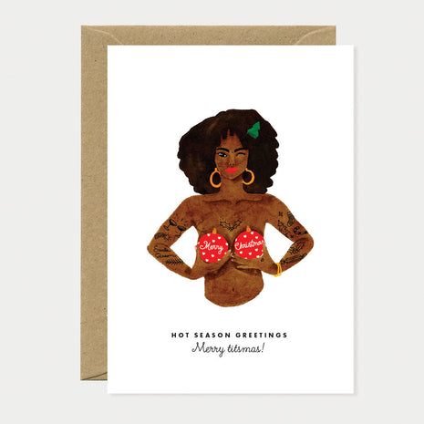 Wenskaart - Merry titsmas - Cadeau’s & Lifestyle - Van papier - Wenskaarten - Feestdagen