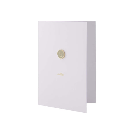 Wenskaart met broche - Smile - Lifestyle - Van papier - Wenskaarten - Zonder reden