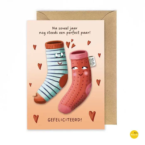 Wenskaart - Perfecte paar! - Lifestyle - Van papier - Wenskaarten