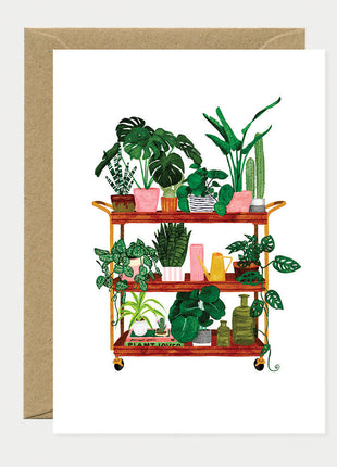Wenskaart - Plant shelf - Cadeau’s & Lifestyle - Van papier - Wenskaarten - Zonder reden