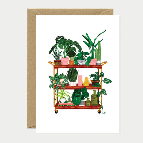 Wenskaart - Plant shelf - Cadeau’s & Lifestyle - Van papier - Wenskaarten - Zonder reden