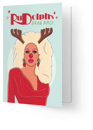 Wenskaart - RuDolph’s Drag Race - Lifestyle - Van papier - Wenskaarten - Feestdagen