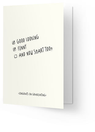 Wenskaart - Smart too - Lifestyle - Van papier - Wenskaarten - Felicitatie
