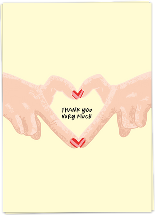 Wenskaart - Thank You Very Much (Gen Z) - Cadeau’s & Lifestyle - Van papier - Wenskaarten - Feestdagen