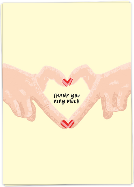 Wenskaart - Thank You Very Much (Gen Z) - Cadeau’s & Lifestyle - Van papier - Wenskaarten - Feestdagen