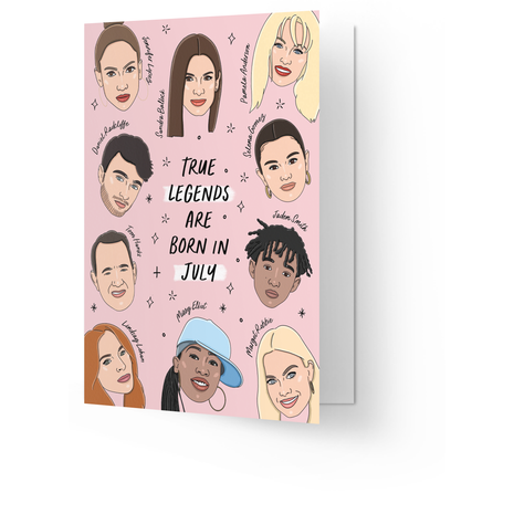 Wenskaart - True Legends - July - Lifestyle - Van papier - Wenskaarten - Verjaardag
