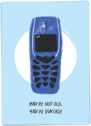 Wenskaart - You’re not old - Cadeau’s & Lifestyle - Van papier - Wenskaarten - Bedankt