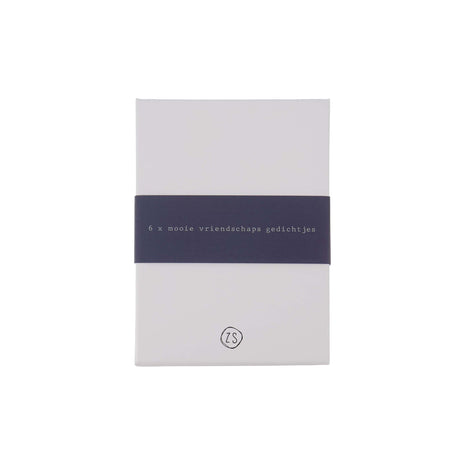 Wenskaarten - 6x bundel - vriendschapgedichtjes - Lifestyle - Van papier - Wenskaarten - Liefde & Vriendschap