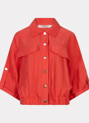 Jacket S/Slve Slub - SP26.10032 by Esqualo