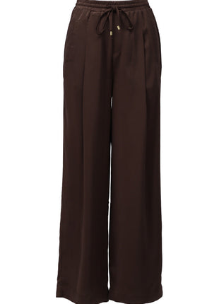 Wijde broek B771 Chocolate Kleding Broeken