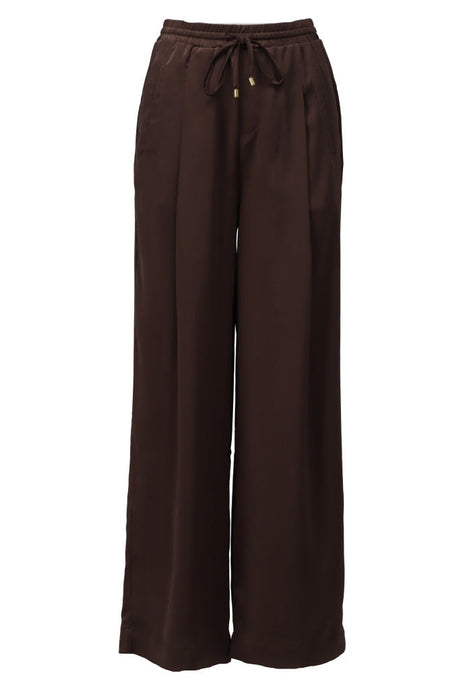 Wijde broek B771 Chocolate Kleding Broeken