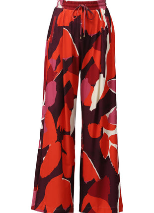 Wijde broek met design B101 P006 Kleding Broeken