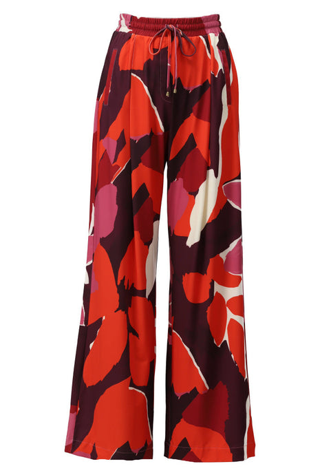 Wijde broek met design B101 P006 Kleding Broeken