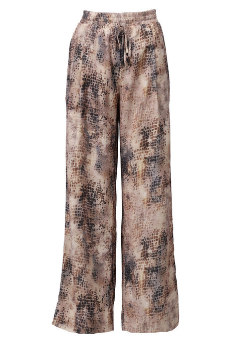 Wijde broek met design - B256 - P035 - Kleding - Broeken