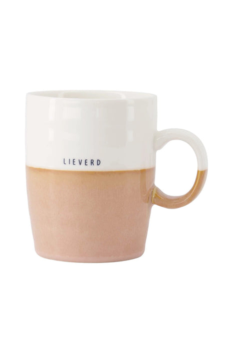 Theemok sunny day - wit/lichtblauw by Zusss