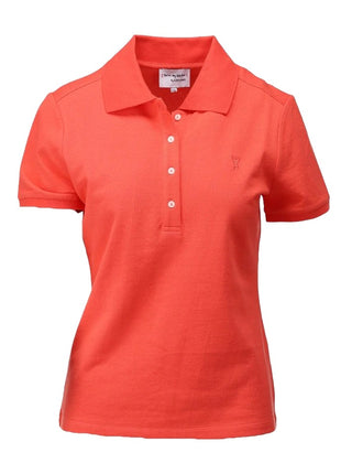 Polo met korte mouwen - Hot coral - C750L by K.Design