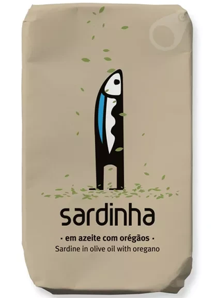 Blikje Sardines - olijfolie & oregano - 120 g by Sardinha