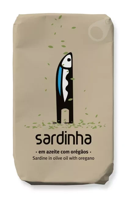 Blikje Sardines - olijfolie & oregano - 120 g by Sardinha