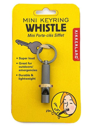 Mini Keyring Whistle by Kikkerland