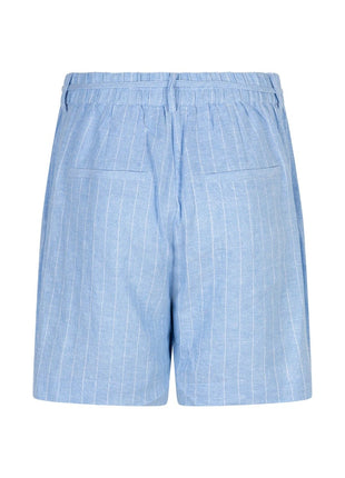 Short - Cami - Linen/Visco Pinstripe - SRB4914 by Red Button