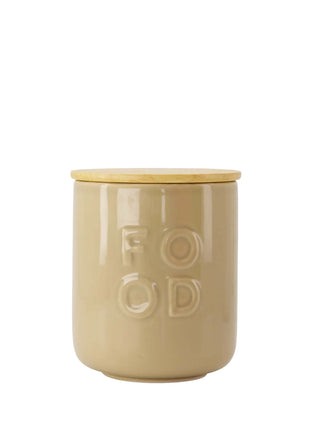 Voorraadpot keramiek met deksel food - zand by Zusss