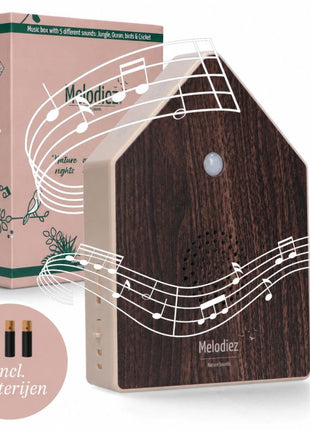 Natuurgeluiden box - Nature Box Deluxe - Oak Dark