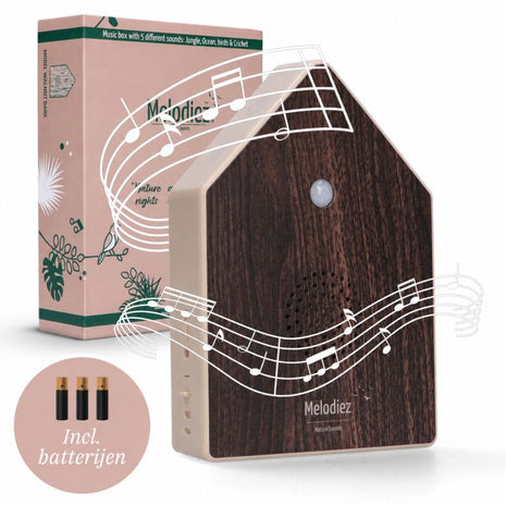 Boîte de sons de la nature - Nature Box Deluxe - Chêne foncé