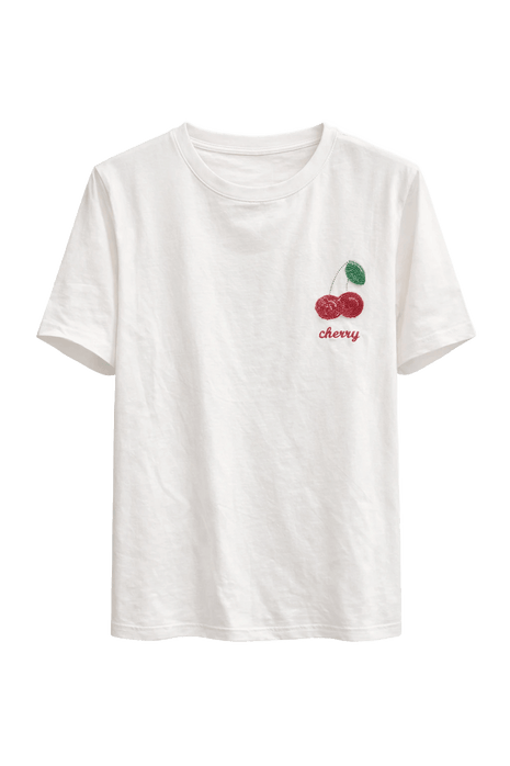 T-shirt - Arca (cherry) - A602 by Just Women