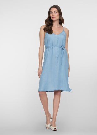Jurk met spaghetti bandjes - 67390-21