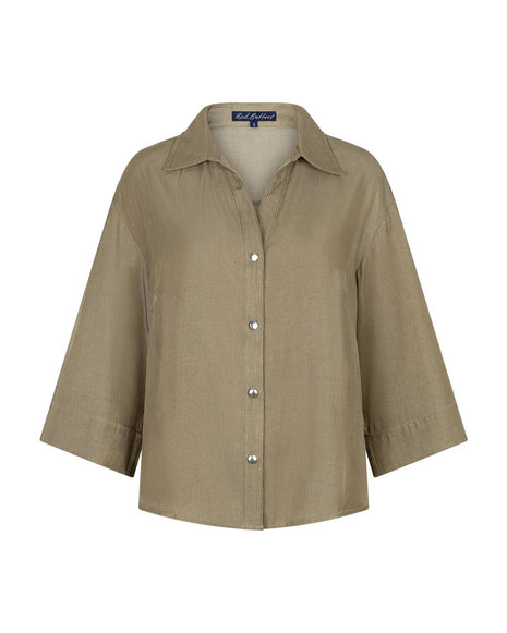 Amalia Blouse Shine - SRB4819 by Red Button