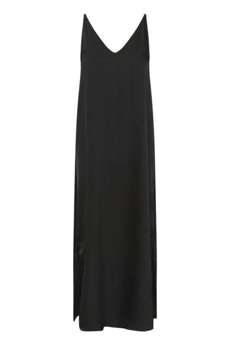 KArory Sateen Dress - 10511455 - Black Deep by Kaffe