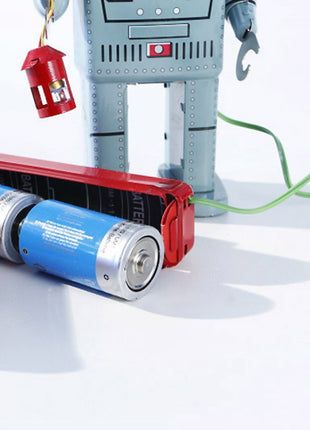 Robot Lantern (B), met licht en rookpoeder, 22 cm, Gemaakt in China