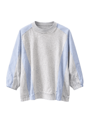 Sweater - Strip - 12636 - Grey by Grenadine