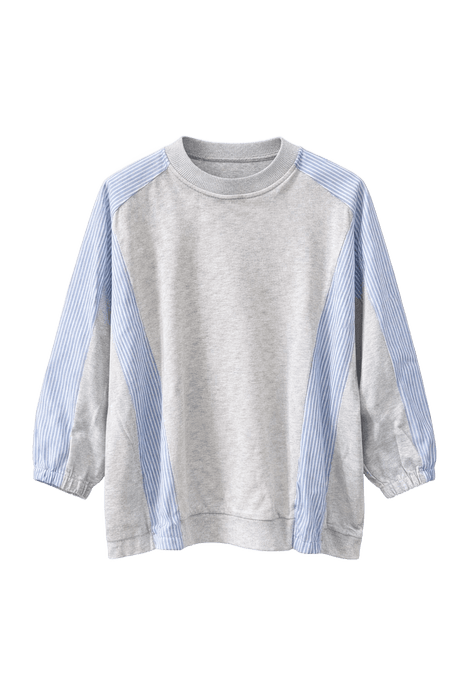 Sweater - Strip - 12636 - Grey by Grenadine