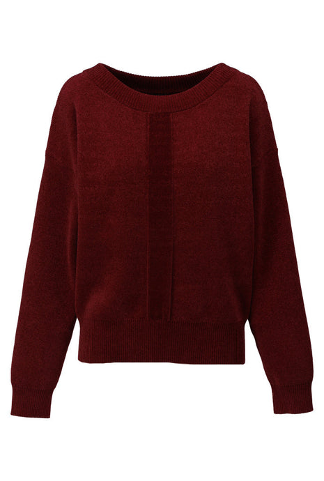 Zachte pull - B833 - Burgundy - Kleding - Truien en cardigans