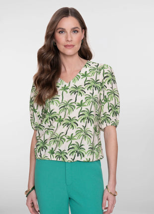 Bloesje - Tropcial print - 63258-20 by Geisha