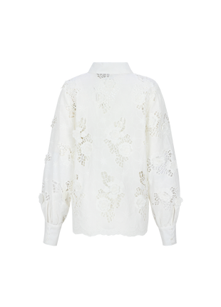 Alora blouse – Wool White